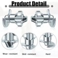 thumbnail image 2 of Studs for shoes, Shoe studs, Tire screw, Anti-slip, 16 pcs, Metal-look silver silver one size, 2 of 5