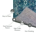 thumbnail image 4 of Leick Home Laraline 2'2" x 10' Vintage Turkish Medallion Runner Area Rug, Turquoise, 4 of 19