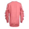thumbnail image 2 of Gibobby Sudadera de mujer Sudadera de Cuello Redondo Sudadera de algodón para Mujer Sudadera Ligera Sudadera para Mujer(Rojo,XL), 2 of 4