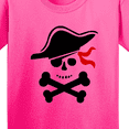 thumbnail image 4 of Inktastic Pirate Skull and Cross Bones Youth T-Shirt, 4 of 5