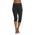 thumbnail image 2 of GXIPO High Waisted Leggings for Women Capri Length Tummy Control Yoga Pants Soft Running Cycling Wear Black 2XL, 2 of 4
