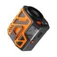 thumbnail image 2 of Mini ventilador portátil de cintura, 5 velocidades, multifuncional, USB con cable de datos, ventilador portátil Naranja, 2 of 9