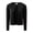 Black(short), variant on Women's Sequin Jacket Blazer Casual Sparkly Cardigan Coat S-XXL RHW4063-A-S