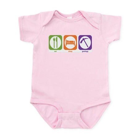 

CafePress - Eat Sleep Geology Infant Creeper - Baby Light Bodysuit Size Newborn - 24 Months