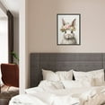 thumbnail image 6 of WFSposter Bunny Rabbit Canvas Wall Art Cute Animal Paintings Watercolor Rabbit Print Flower Crown Animal Nursery Wall Art Cute Bunny Poster Animal Artwork for Girl Nursery Easter Bunny Pictures, 6 of 7