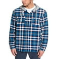 thumbnail image 3 of Quiksilver Men's Snap Up Long Sleeve Flannel Shirt Blue Size Small, 3 of 4