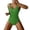 Army Green |#40, variant on Women One Piece Swimsuit Solid Ribbed Monokini Swimwear Scoop Neck Low Back Bathing Suit (Black,XL)
