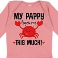 thumbnail image 4 of Inktastic My Pappy Loves Me Boys or Girls Long Sleeve Baby Bodysuit, 4 of 5