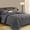 Dark Gray, variant on Flymme Queen Comforter Set with Sheets,7 Pieces Bed in a Bag Queen Size Soft Microfiber Quilted Warm Bedding Sets for Man Women Bedroom Decor