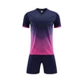thumbnail image 7 of Piuwrlz L Boy Outfit Sets Boys Short Sets Crew Neck Summer T-Shirt and Shorts Set Navy Size L, 7 of 7
