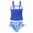 thumbnail image 2 of Lanbubble Girls Tankini Swimsuits for Teens 2 Piece Padded Bathing Suit Drawstring Swimwear Set 9-16T, 2 of 10