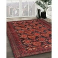 thumbnail image 2 of Ahgly Company Indoor Rectangle Traditional Chestnut Brown Persian Area Rugs, 8' x 10', 2 of 6