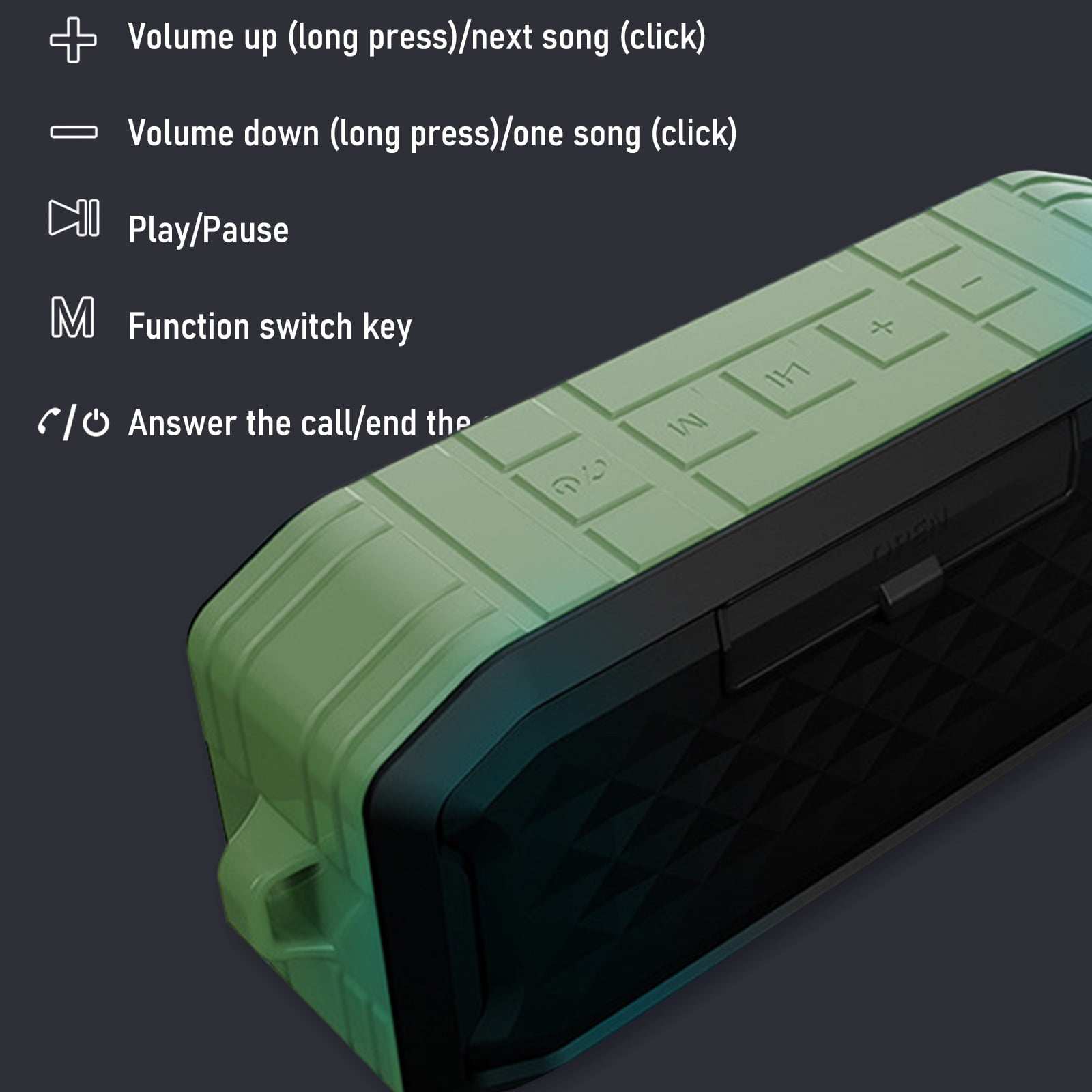 Bluetooth Audio, Rechargeable Bluetooth Speaker Wireless Sport Stereo Portable Computer Outdoor Home Mobile Phone Wireless Audio