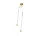 thumbnail image 4 of Lámpara colgante de doble cabezal, accesorio de iluminación decorativo, base E27, lámpara de techo, de araña para cafetería, cocina, isla, restaurante Color dorado, 4 of 8