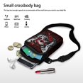 thumbnail image 7 of HELLHERO Skull Butterfly with Adjustable Strap Crossbody Bag for Adults, Outdoor Holiday Travel, 7 of 7
