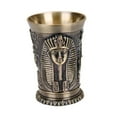 thumbnail image 3 of Copa de vino de 30 ml con relieve decorativo para el hogar. oro, 3 of 9