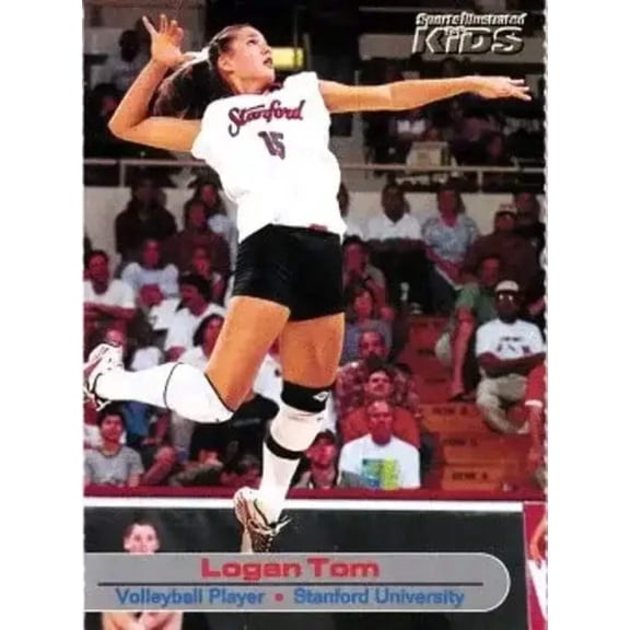 Logan Tom Stanford Cardinal 2002 Sports Illustrated for Kids volleyball card