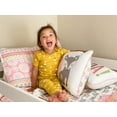 thumbnail image 7 of Lush Decor Fox Ruffle Gray and Pink Stripe Kids Quilt Set, 7 of 7