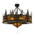 thumbnail image 2 of Meyda Tiffany 144311 Tall Pines 30" 5 Blade Indoor Ceiling Fan - Bronze, 2 of 4