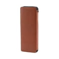 thumbnail image 2 of Creative Mark Genuine Leather Brush Case Long Handle Cognac, 2 of 2