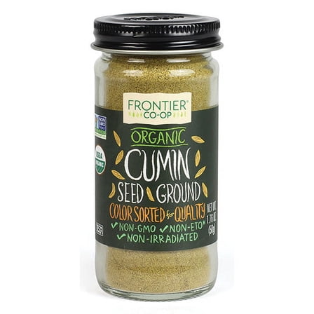 Frontier Co-op Cumin Seed Ground Certified Organic, 1.76 oz.