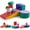 PurPle + Red, variant on MFUN 6-Pieces Soft Climbing Toys for Toddlers PU Leather Gym Climb Playset Indoor Building Block Game Green + Pink