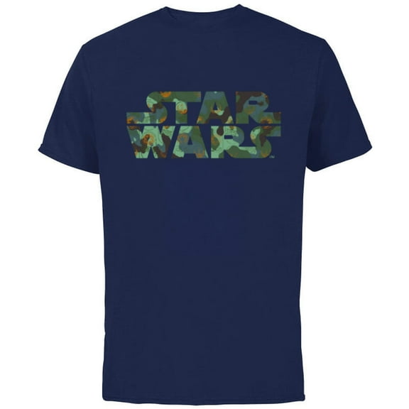 Star Wars Camo Logo - Short Sleeve Cotton T-Shirt for Adults - Customized-Athletic Heather