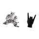 thumbnail image 5 of Figuras de búho, artesanías de animales artificiales, estatua moderna, figura en miniatura, gesto de roca, tallado de resina, adecuado para sala de es, 5 of 8