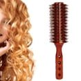 thumbnail image 3 of Salon Styling Tools Styling Comb Professional Round Hair Brush Barber Shop Short Hair for Curly Straight Long, 3 of 7