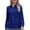 Dark Blue 1, variant on Women's Button down Shirts Long Sleeve Blouses Formal Collared Dress Shirts V Neck Tops Office Work Shirts