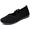 Black, variant on DSJLMQ Women's S𝗅ip On Shoes Breathable Mesh Soft Sole Shoes Round Toe Knit F𝗅a𝗍s L𝗈afers Lightweight Non-S𝗅ip Sneakers Wide Fashion Casual Shoes