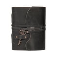 thumbnail image 2 of Leather Village Vintage Leather Journal - Vintage Leather bound Journal For Women Men – Handmade Vintage Deckle Edge Paper – Vintage Key Closure - Book of Shadows -Leather Sketchbook - 13 X 8 inches, 2 of 8