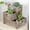 Rustic Gray, variant on Set of 3 Rustic Wood Nesting Crates, Farmhouse Wooden Storage Container Boxes with Cutout Handles, Decorative Wooden Baskets for Display (Rustic Brown)