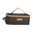 thumbnail image 1 of Bolsa de almacenamiento para tanque de gas de camping, bolsa utilitaria, contenedor para cubiertos con asa Negro, 1 of 9