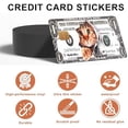 thumbnail image 3 of 4Pcs Credit Card Skin Sticker, Funny Debit Card Skin Sticker Cover, Suitable Debit Credit Cards, lasting Vinyl Stickers , Cute Waterproof Skins Cover for Bank, EBT, Key, Transportation, ID(cat), 3 of 7