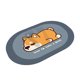 thumbnail image 1 of PU transparente borde naranja mascota impermeable impermeable con capucha capa de lluvia chaqueta ropa para perros gatos, 1 of 8