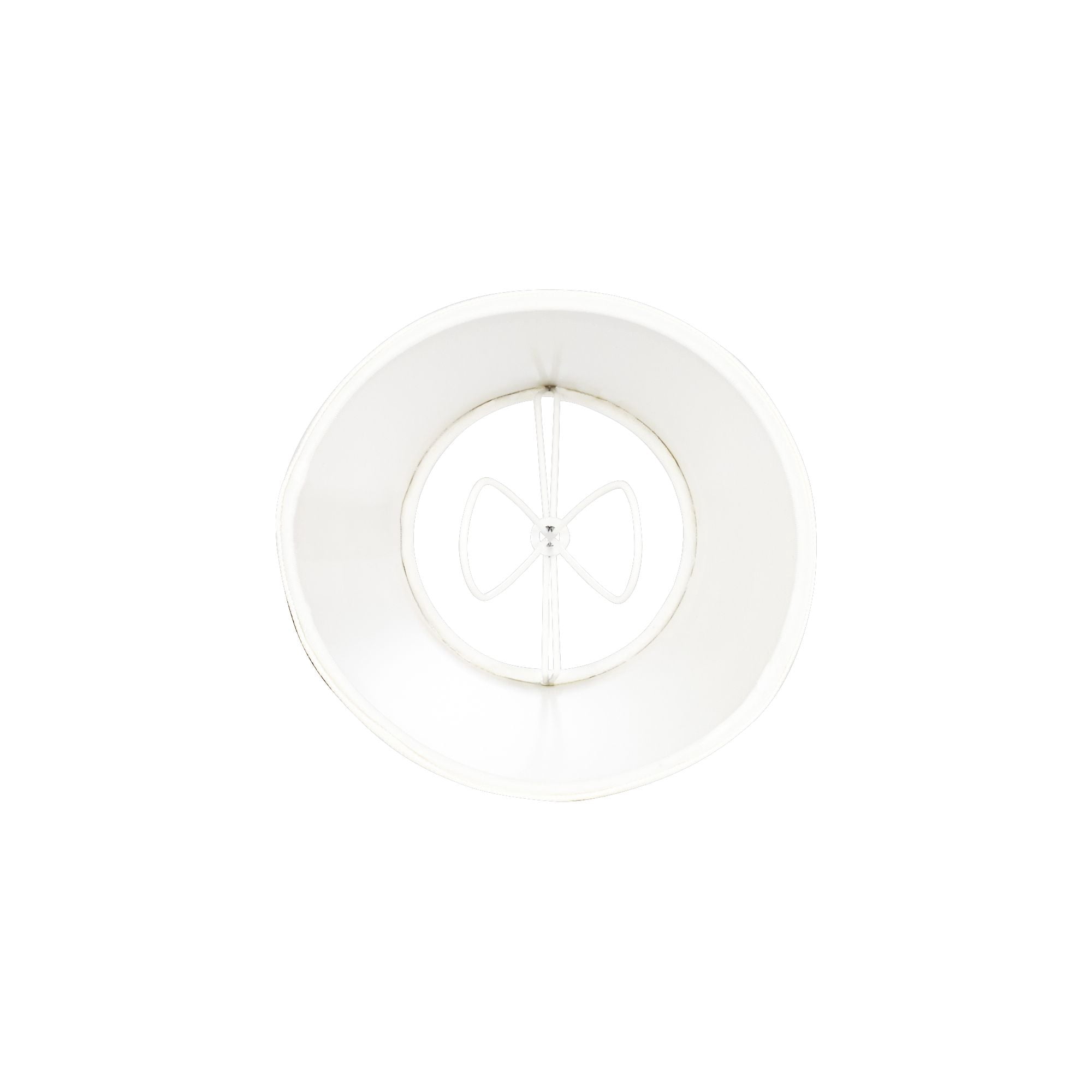 Springcrest Set of 6 Empire Chandelier Lamp Shades Cream Small 3" Top x 5" Bottom x 4" High Candelabra Clip-On Fitting