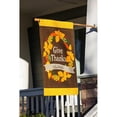thumbnail image 3 of Evergreen Give Thanks Always Burlap House Flag, 28 x 44 inches, 3 of 5