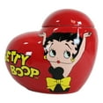 thumbnail image 3 of Vintage Red Heart Shaped Love Betty Boop Ceramic Cookie Jar Collectible Figurine, 3 of 8