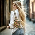 thumbnail image 5 of FORMRS Womens Crossbody Sling Bag Travel Daypack Shoulder Chest Backpack, Colorful Mushroom, 5 of 7