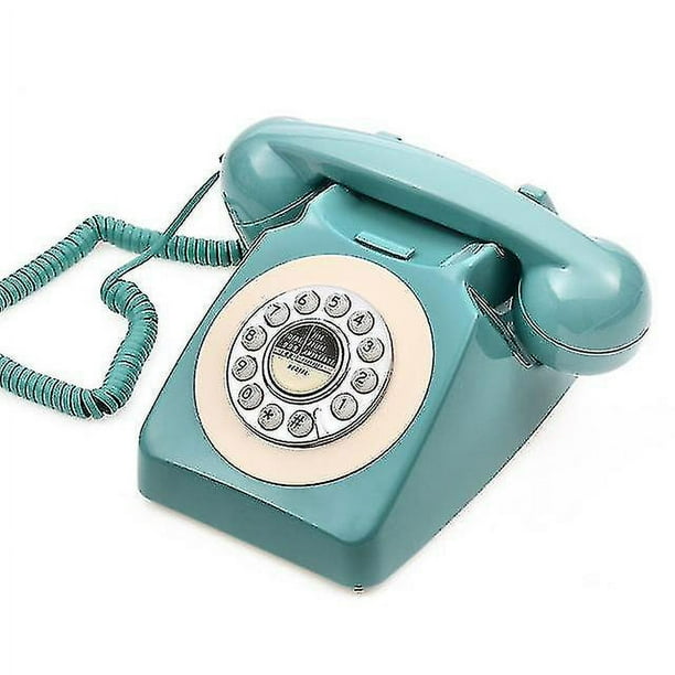 El mejor diseño, teléfonos antiguos europeos antiguos, teléfonos con cable, teléfono fijo doméstico Retro americano antiguo, miniteléfono (hy)