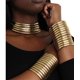 thumbnail image 3 of Conjunto de 2 piezas de pulsera YONGSHENG Hebilla de metal ancha Dorado, 3 of 3