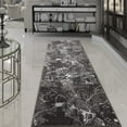 thumbnail image 1 of BY COCOON 2'6''x8' Runner Rug| Kitchen Runner Washable Rug Hallway Runner Runners Rugs for Hallway Non Slip (80 Cm x 244 Cm Grey Rug), 1 of 8