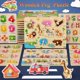 thumbnail image 5 of Wooden Peg Puzzles for Kids 2 3 Year Olds | Educational Toddler Jigsaws for Girls Boys Gifts (Vehicles), 5 of 5