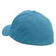 thumbnail image 3 of North Pole Reindeer Embroidered Stretch Heavy Weight Brushed Cotton Fitted Cap - Lt Blue L-XL, 3 of 5