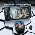 thumbnail image 6 of NE20 Wireless Bluetooth 6.0 In-Ear Earbuds, AI Translator, Noise-Cancelling Headphones, LED Touch Screen, 130+ Languages, 24H,Black, 6 of 10