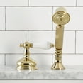 thumbnail image 4 of Kingston Brass KSK3332PLTR Deck Mount Hand Shower with Diverter for Roman Tub Faucet, Polished Brass, 4 of 5