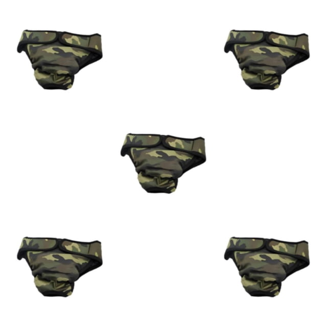 kurtrusly Physiological Pants For Dogs Experience And With These Tailored Pants Reusable Camouflage green XL 5Set