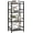 Charcoal Gray, variant on Bookshelf Small Book Shelf, Solid Industrial 3 Tier Shelf Bookcase, Short Book Case for Bedroom, Living Room, Office Home, Small Spaces, Easy Assembly Berry Brown