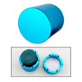 thumbnail image 4 of Porte-craie de Queue de Piscine Organisateur Forme Ronde Facile à Utiliser Cas de Support Métal Bleu, 4 of 9